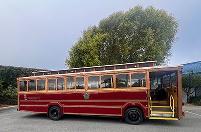 34 Passenger Motorized Cable Car With Sliding Windows